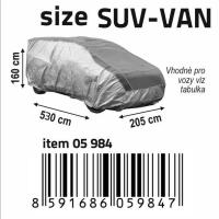 Plachta ochranná proti kroupám SUV