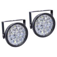 Světla denního svícení kulatá 18 LED/12V