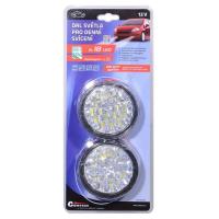 Světla denního svícení kulatá 18 LED/12V