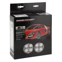Světla denního svícení 4 HIGH POWER LED 12V/24V (kulatá 70 mm)