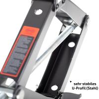 Zvedák HEYNER PREMIUM PROFI nůžkový s ráčnou 2t černá edice 347210