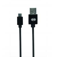 Kabel nabíjecí HEYNER Micro USB černý 2m 511560