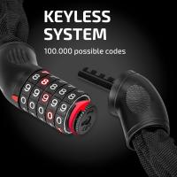 Zámek na kolo HEYNER PREMIUM kódový 90cm 851090